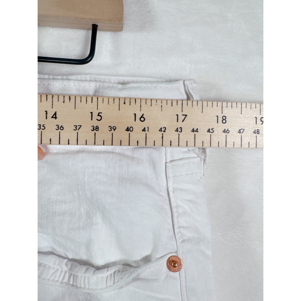 Polo Ralph Lauren Varick Slim Straight White Denim Jeans Mens 34/34 Slim Fit - Picture 7 of 16